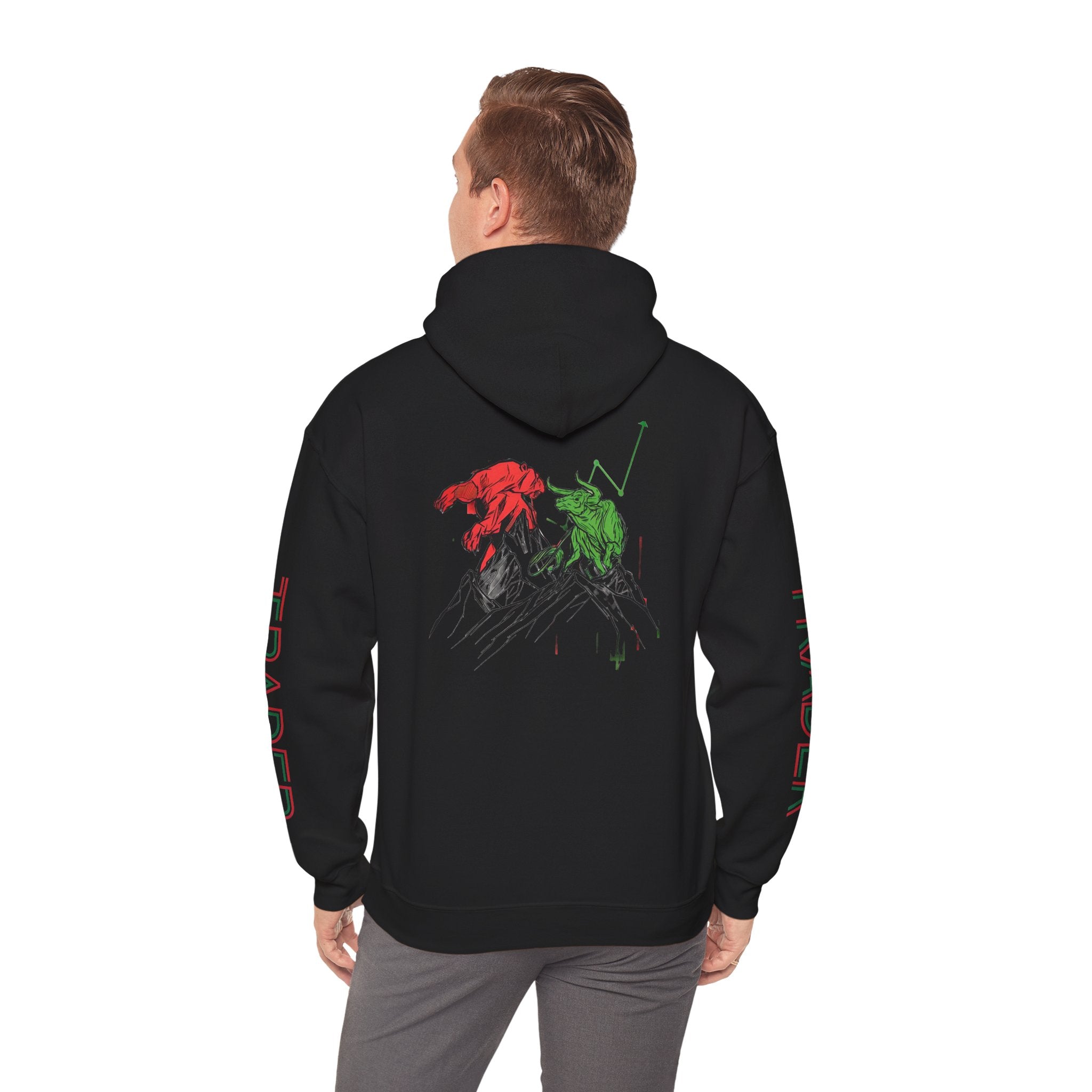 Forex Trading Bull and Bear Hoodie