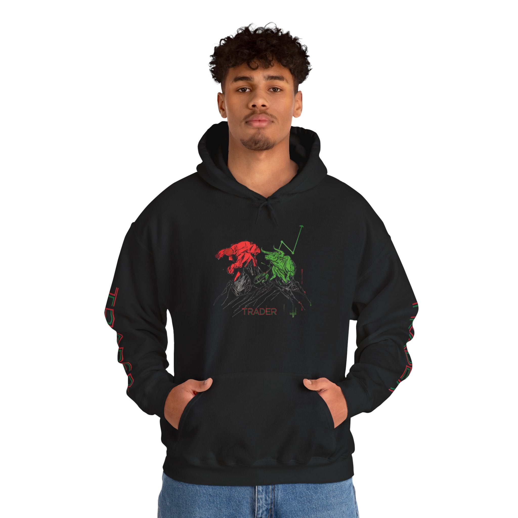 Forex Trading Bull and Bear Hoodie