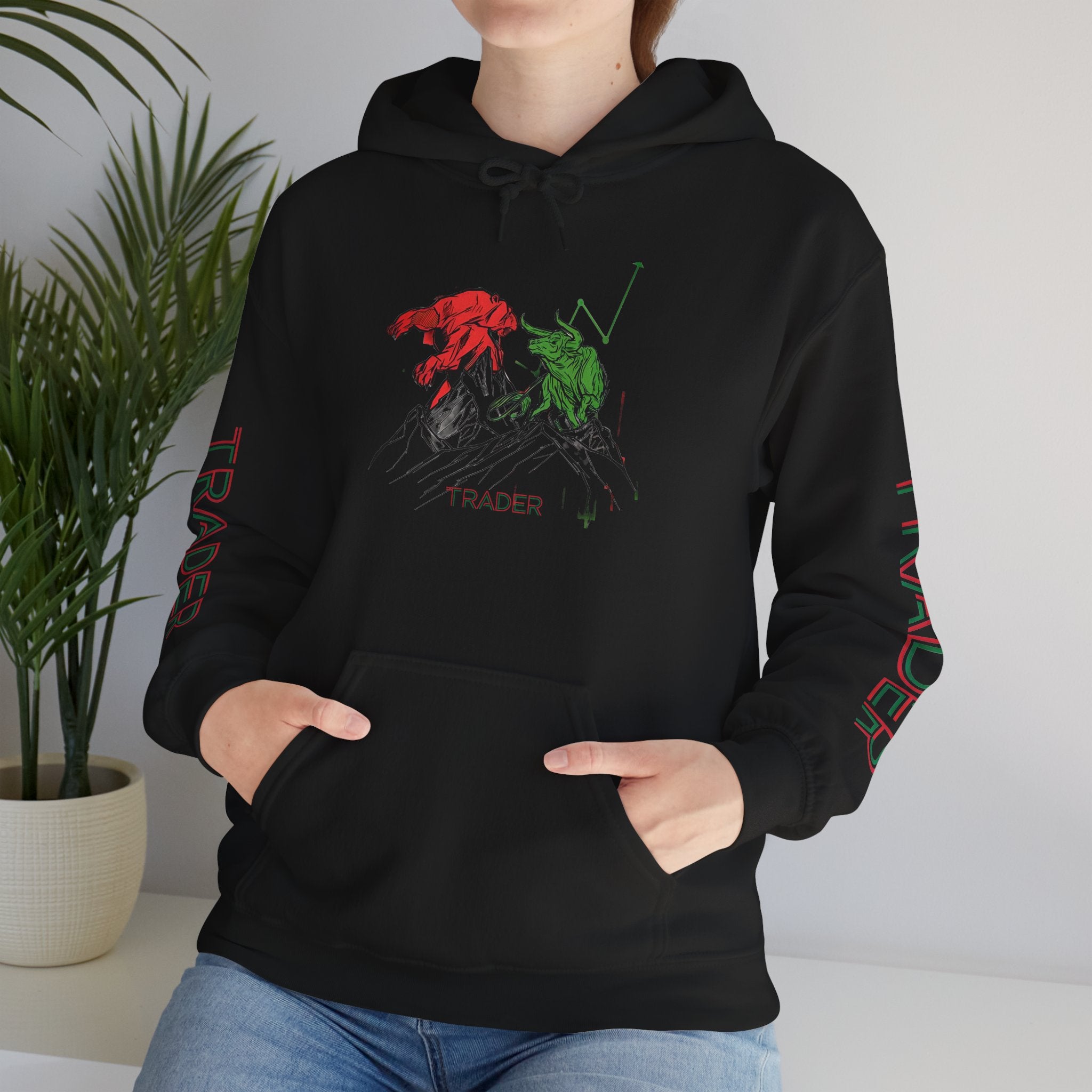 Forex Trading Bull and Bear Hoodie