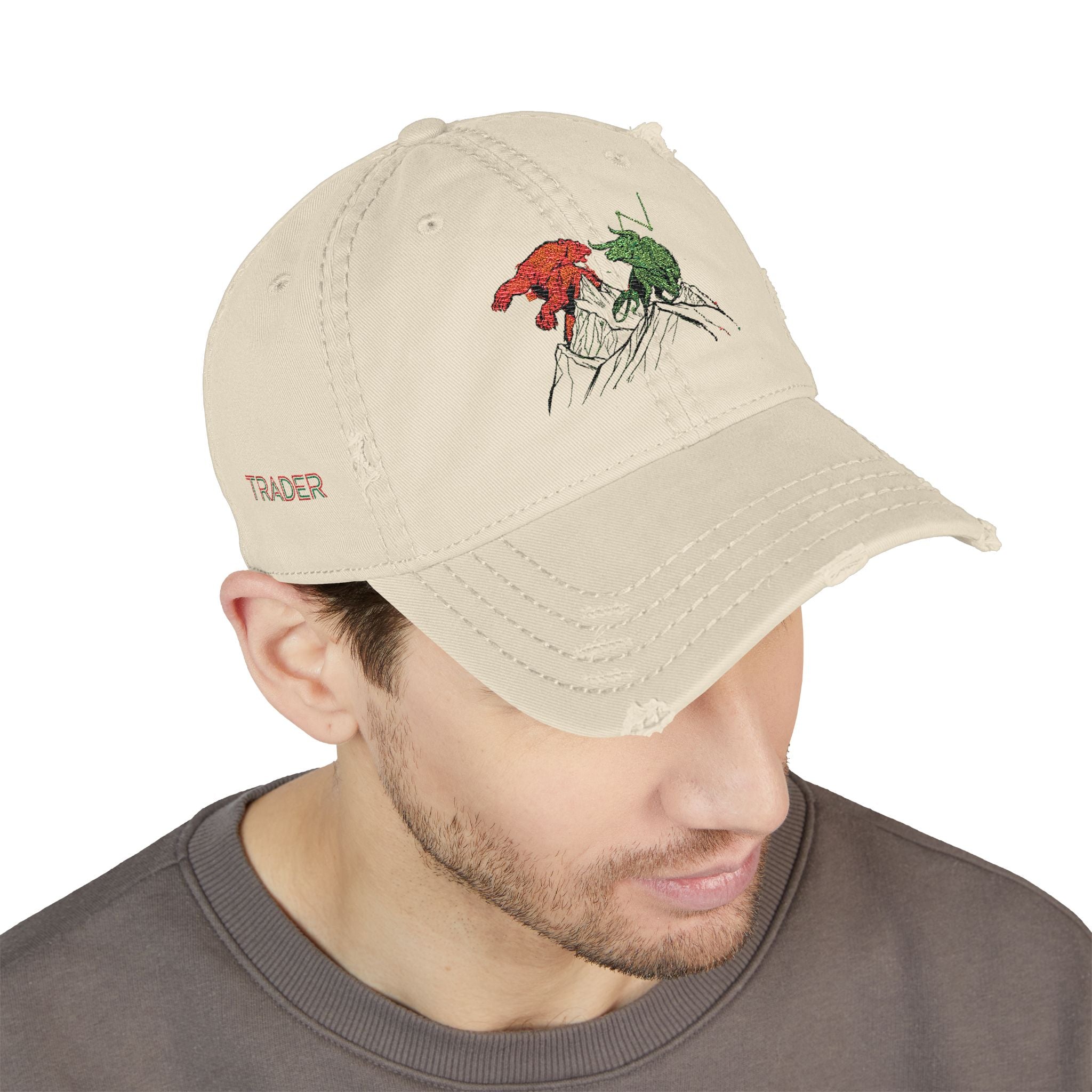 Embroidered Trading Bull and Bear