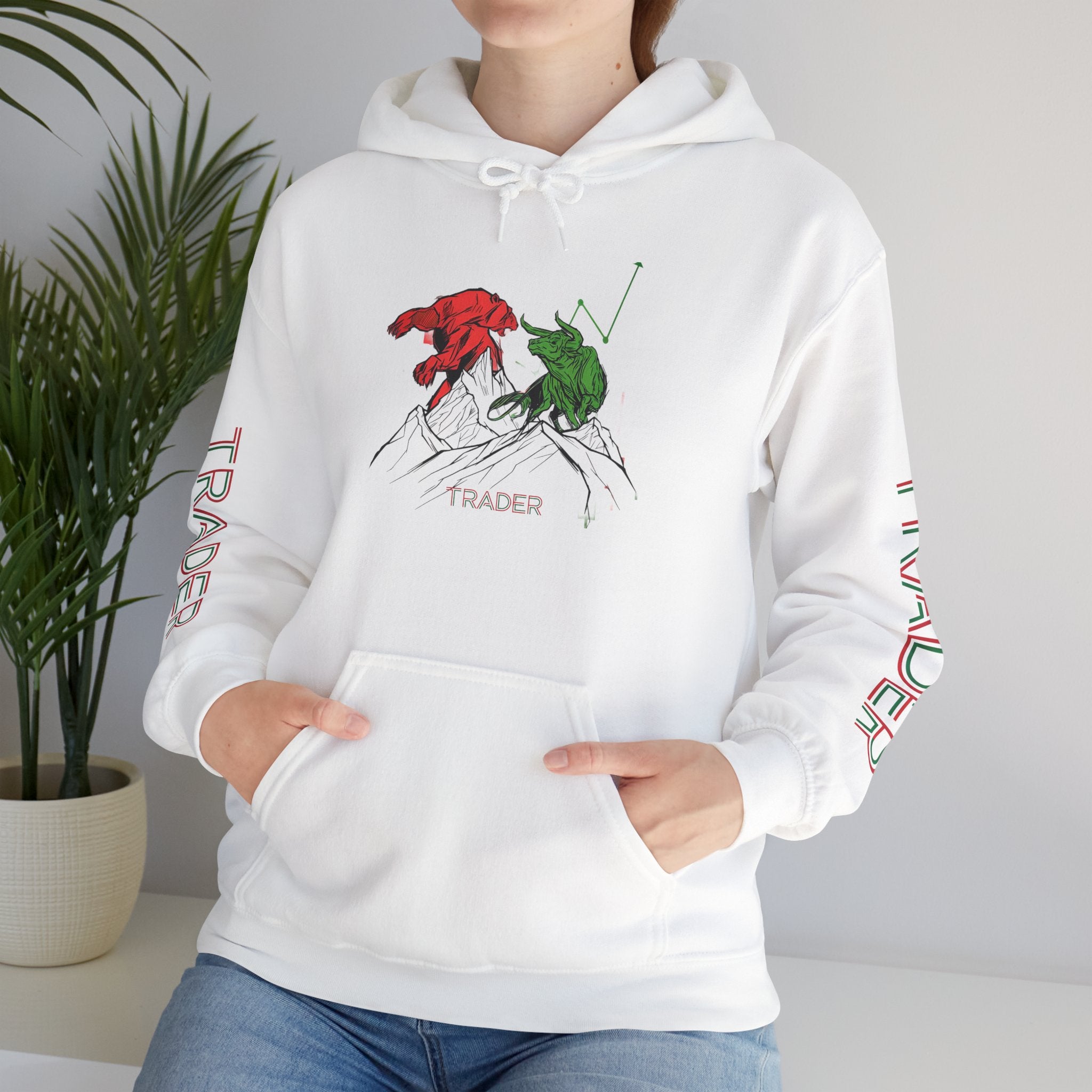 Forex Trading Bull and Bear Hoodie