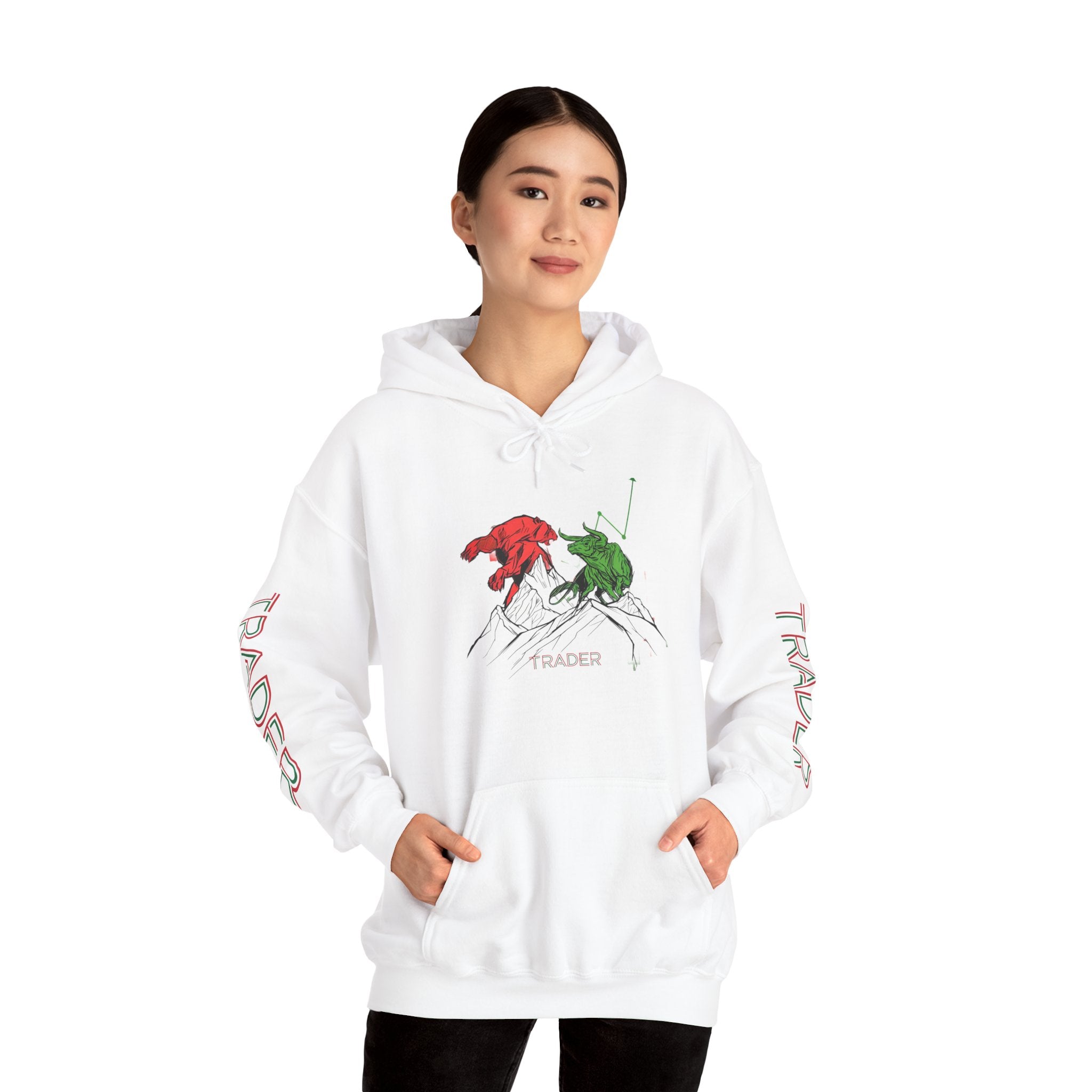 Forex Trading Bull and Bear Hoodie