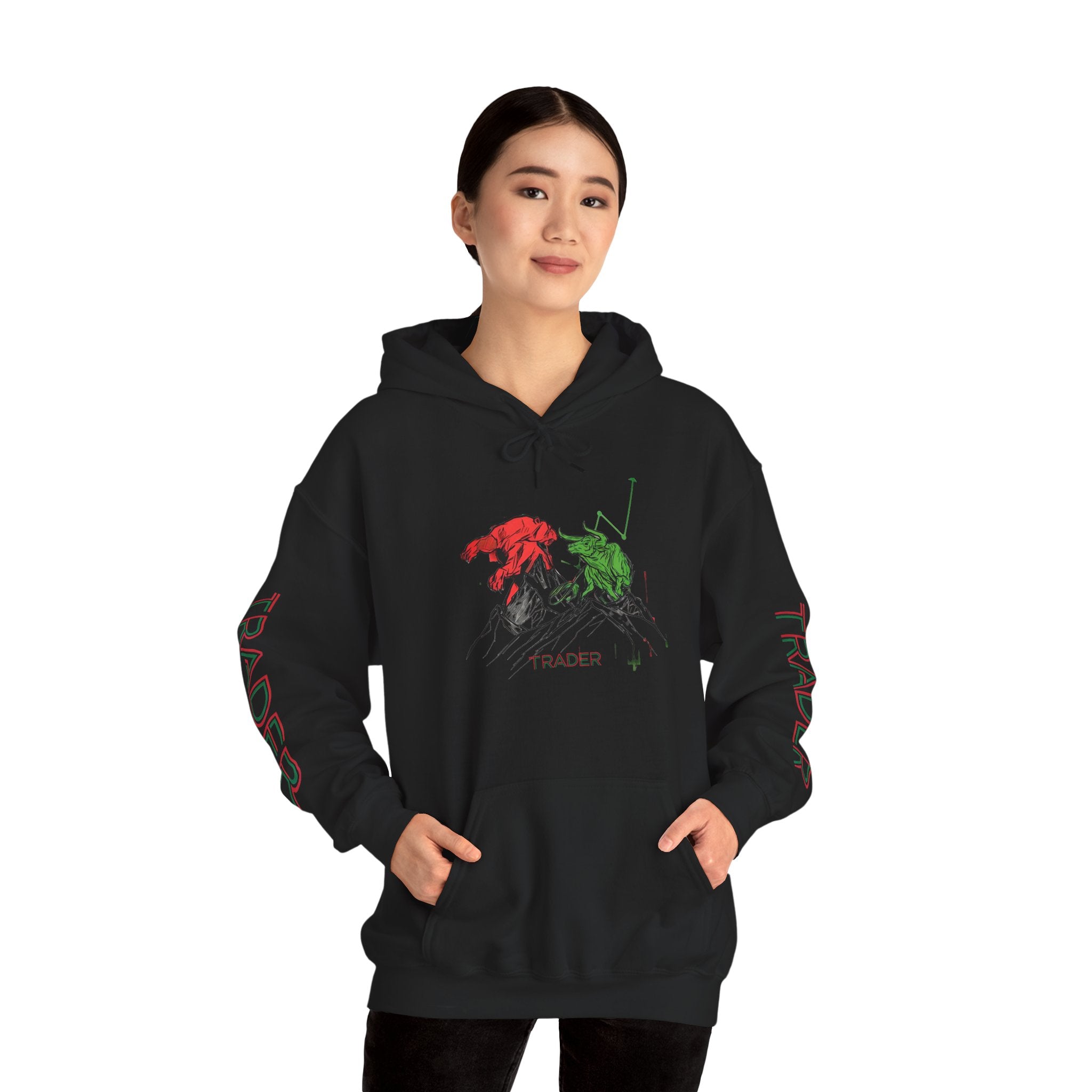 Forex Trading Bull and Bear Hoodie